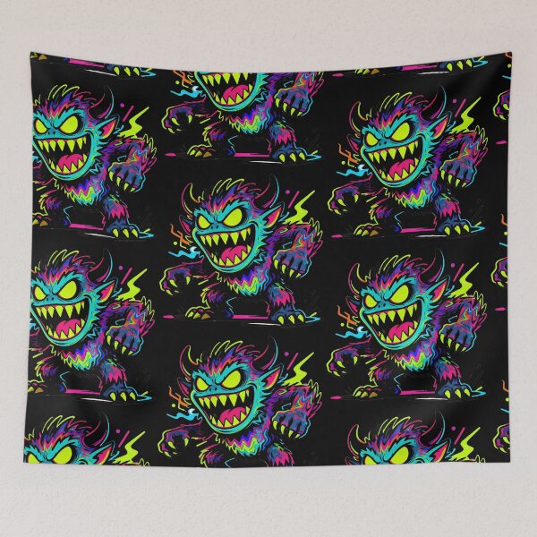 Item preview, Colored Monster Punk Graffiti designed and sold by Zarcka.