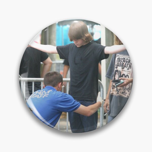 Item preview, Concert fan Being Searched By Security - Photograph designed and sold by ConcertImages.
