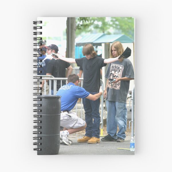 Item preview, Concert fan Being Searched By Security - Photograph designed and sold by ConcertImages.
