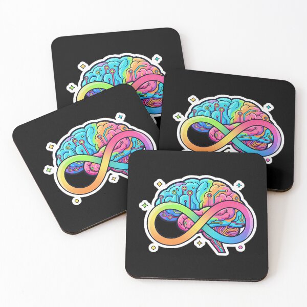 Item preview, NeuroSpicy - Infinity Loop Brain (II) designed and sold by nature. electrified..