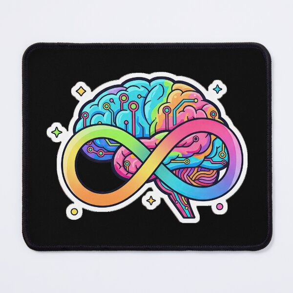 Item preview, NeuroSpicy - Infinity Loop Brain (II) designed and sold by nature. electrified..