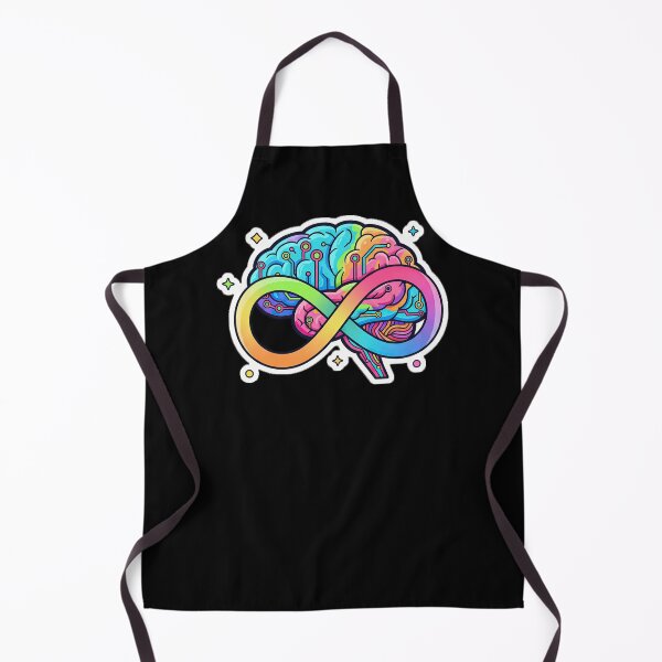 Item preview, NeuroSpicy - Infinity Loop Brain (II) designed and sold by nature. electrified..