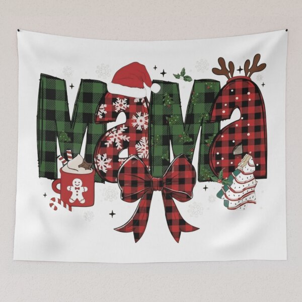 Item preview, Mama Christmas Crewneck Sweatshirt - Holiday Sweatshirt, Cozy Gift for Moms, Festive Apparel, Christmas Sweater, Family Gathering Outfit designed and sold by Mckinney Atelier.