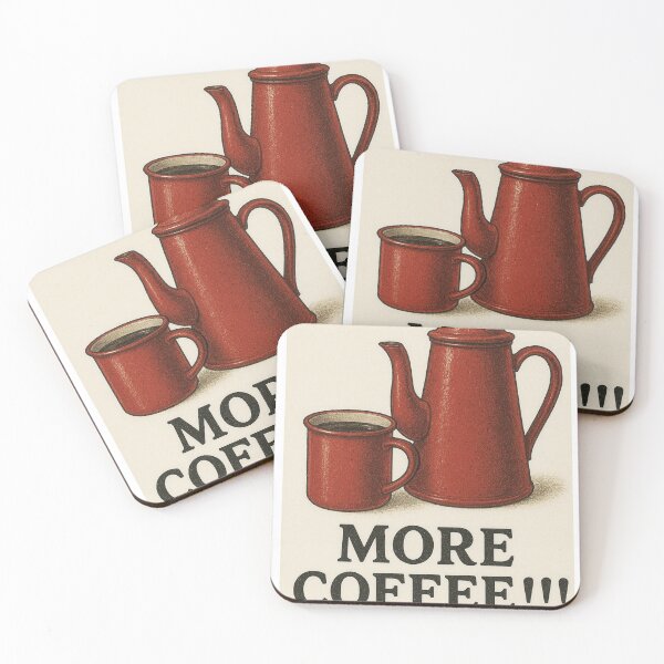 Item preview, Coffee pot and cup with MORE COFFEE!!!! designed and sold by SandraKJohnson.
