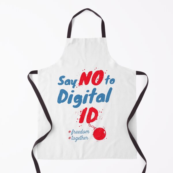 Item preview, Say No to Digital ID typographic protest design designed and sold by SIR13.