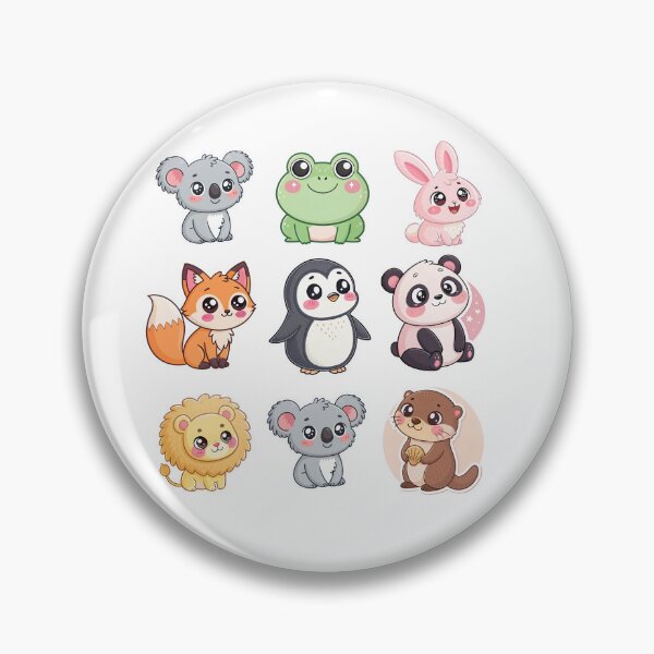 Item preview, Kawaii Animal Friends with Koalas and Penguins designed and sold by DariaOltes.