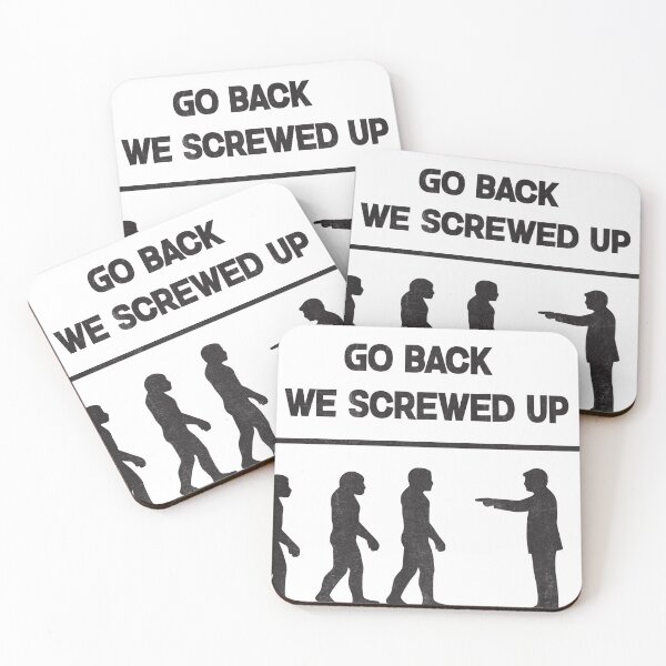 Item preview, "Go Back We Screwed Up" (Trump Evolution) designed and sold by Abdelali2002.