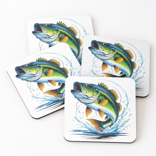 Item preview, Vibrant Bass Leaping from the Water designed and sold by modernaarte.