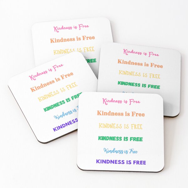 Item preview, Kindness is Free Rainbow  designed and sold by gillys.