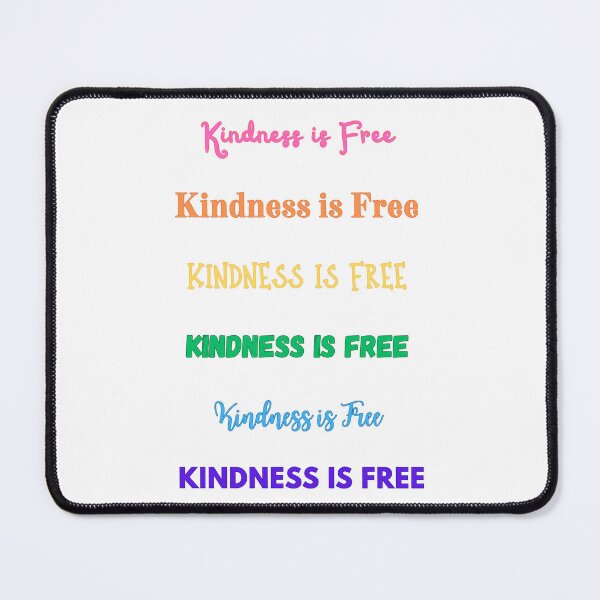 Item preview, Kindness is Free Rainbow  designed and sold by gillys.