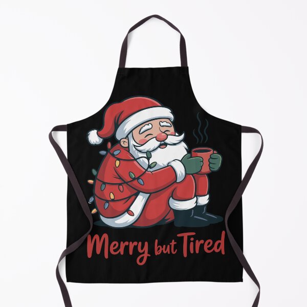 Item preview, Merry but Tired – Funny Relaxed Santa Christmas Design designed and sold by Serbin.