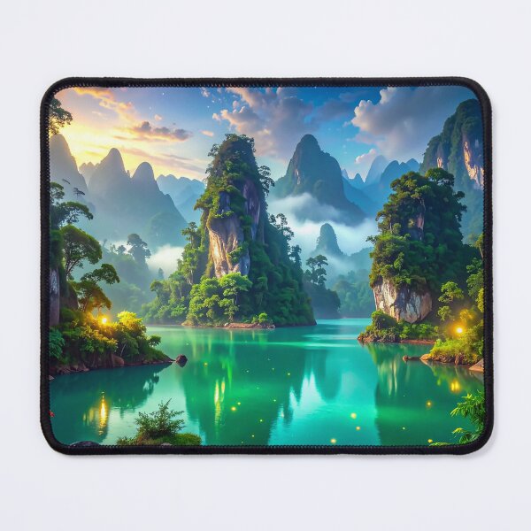 Item preview, "Valley of the Spirits of Water and Stone" designed and sold by Schoenenwald — Art Japonais, Zen & Nature.