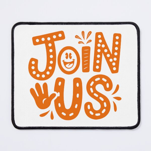 Item preview, "Join Us" Groovy Hand Lettering designed and sold by Khadigadesings.
