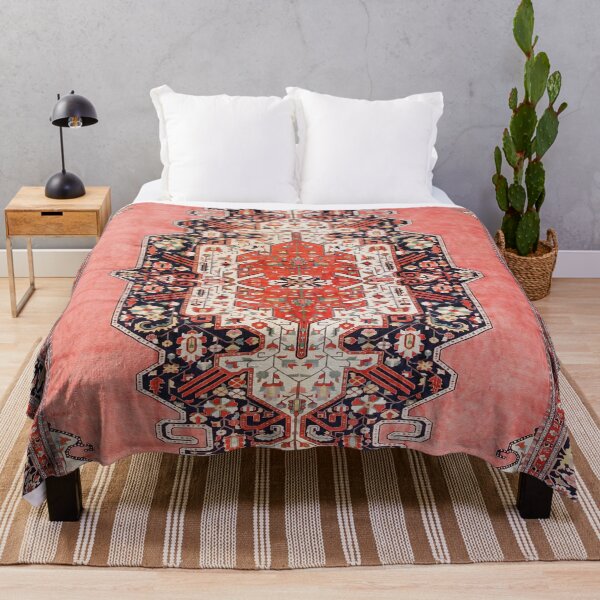 Item preview, Silk Heriz Antique Persian Rug Print designed and sold by Vicky Brago-Mitchell®.