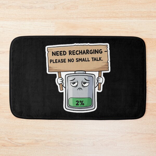 Item preview, NeuroSpicy - Social Battery: 2% (I) designed and sold by nature. electrified..
