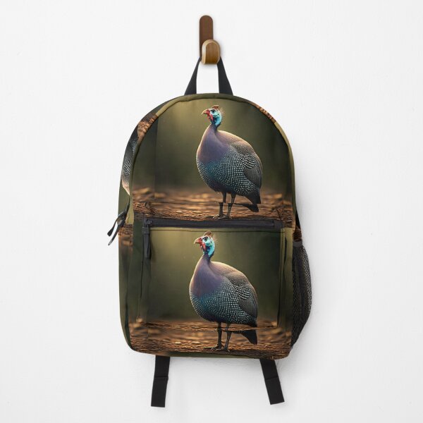 Item preview, Regal Strut – The Helmeted Guinea Fowl in Vibrant Detail designed and sold by PawPrintedArt.