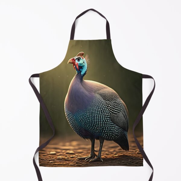 Item preview, Regal Strut – The Helmeted Guinea Fowl in Vibrant Detail designed and sold by PawPrintedArt.