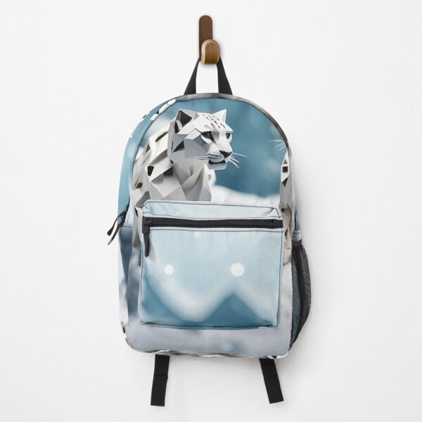 Item preview,  Origami Art - Silent Majesty: Snow Leopards Prowling in a Blanket of Snow designed and sold by ArtfulFolds.