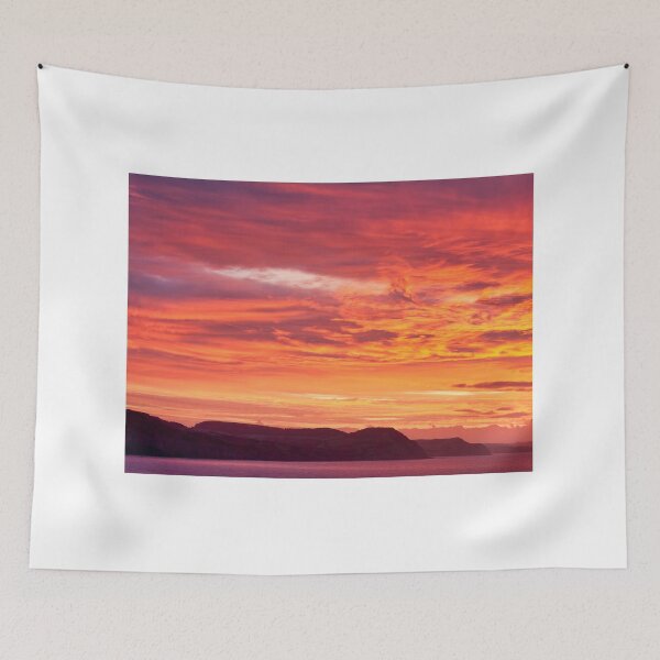 Item preview, Fiery Autumn Sunrise over Dorset England designed and sold by Dorset Girl.