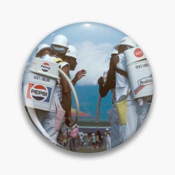 Item preview, Workers with Beverage Dispenser Back Packs at Rock in Rio I - Photograph designed and sold by ConcertImages.