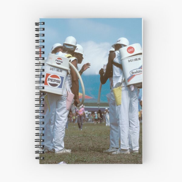 Item preview, Workers with Beverage Dispenser Back Packs at Rock in Rio I - Photograph designed and sold by ConcertImages.