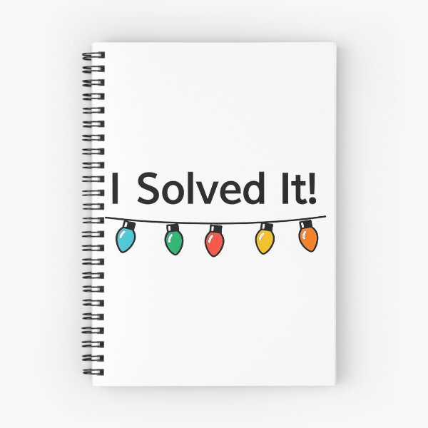 Item preview, I Solved It! - Christmas Achievement Lights designed and sold by DoceVaga.