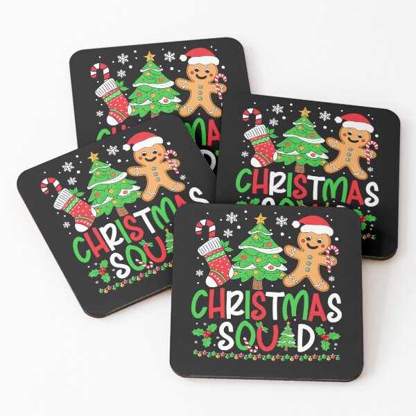 Item preview, Christmas Squad Funny Holiday Graphic – Gingerbread, Tree & Candy Cane Festive Design designed and sold by mraihan.