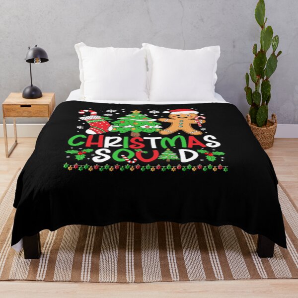 Item preview, Christmas Squad Funny Holiday Graphic – Gingerbread, Tree & Candy Cane Festive Design designed and sold by mraihan.