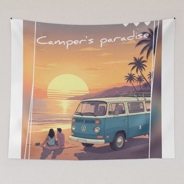Item preview, Camper's paradise design designed and sold by GiftiqueNook.