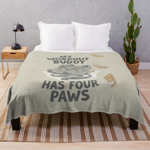 Item preview, Funny Fitness Dog Shirt – “My Workout Buddy Has Four Paws” – Dog Lover Gym Tee for Pet Parents designed and sold by AdelStore.