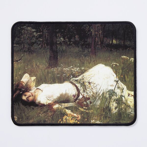 Item preview, Ophelia (lying in the meadow) - John William Waterhouse 1905 designed and sold by forgottenbeauty.