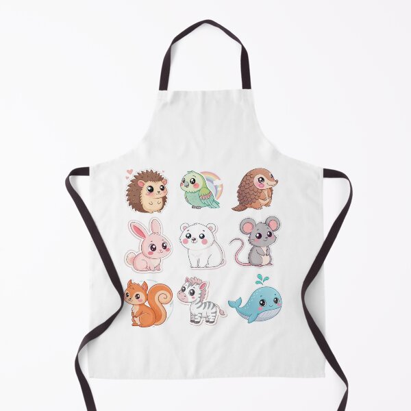 Item preview, Whimsical Kawaii Creatures with Hedgehogs & Whales designed and sold by DariaOltes.