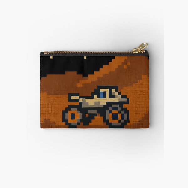 Item preview, Pixel Art Space Adventure With Alien UFO and Moon Rover. designed and sold by The-T-In-Retro.