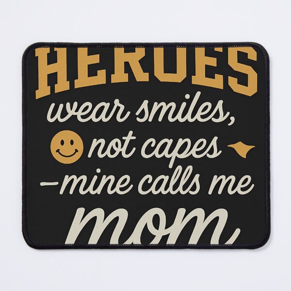 Item preview, Heroes Wear Smiles Not Capes – Mine Calls Me Mom designed and sold by aminz4.