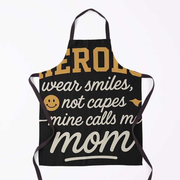 Item preview, Heroes Wear Smiles Not Capes – Mine Calls Me Mom designed and sold by aminz4.