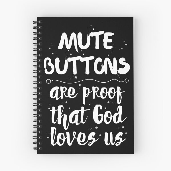 Item preview, Mute Buttons Funny Quote For Bad Listeners  designed and sold by Renata Illustrata.