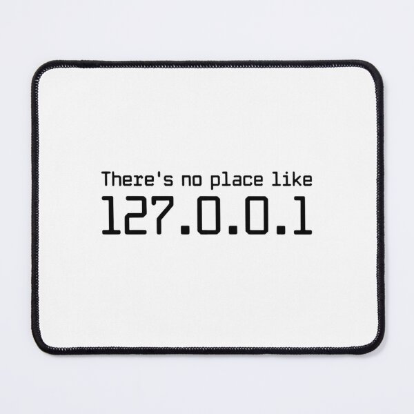Item preview, "There's No Place Like 127.0.0.1" IP Address Home Network T-Shirt | Minimalist Programmer IT Admin Tee designed and sold by Scrip-thread.