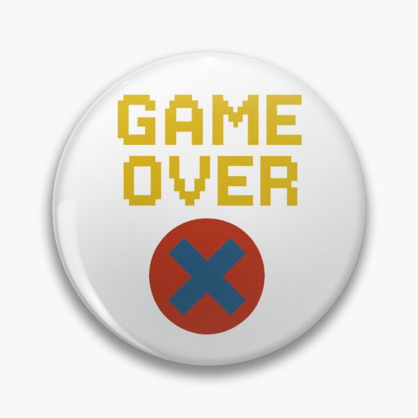 Item preview, Retro Pixel Game Over Sign With Error Symbol. designed and sold by The-T-In-Retro.