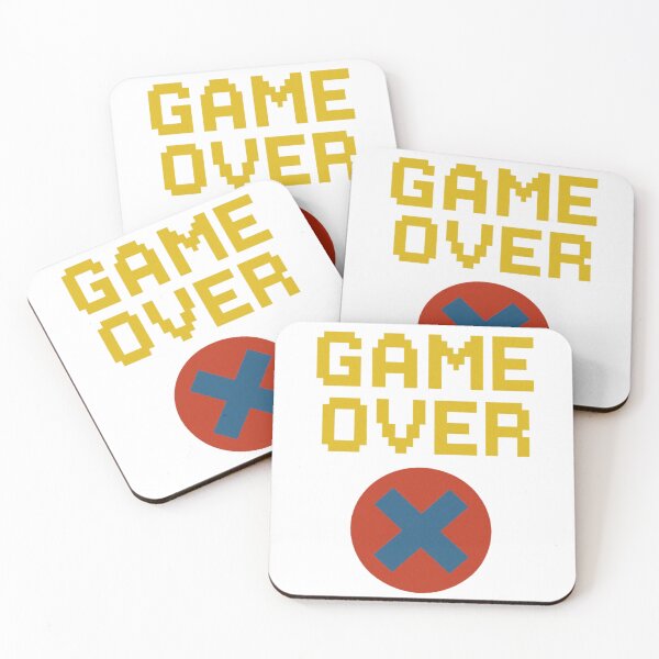 Item preview, Retro Pixel Game Over Sign With Error Symbol. designed and sold by The-T-In-Retro.