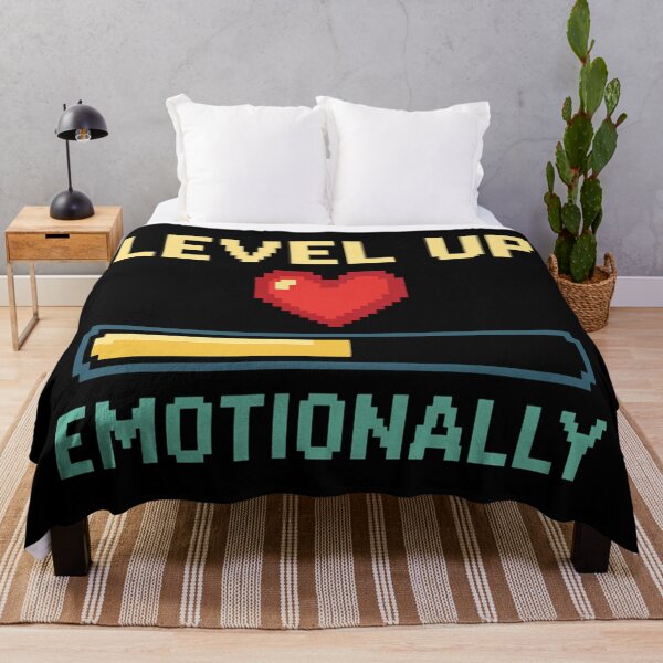 Item preview, Level Up Emotionally Retro Pixel Heart Gaming Style. designed and sold by The-T-In-Retro.
