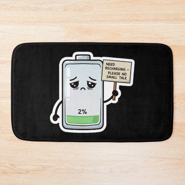 Item preview, NeuroSpicy - Social Battery: 2% (III) designed and sold by nature. electrified..