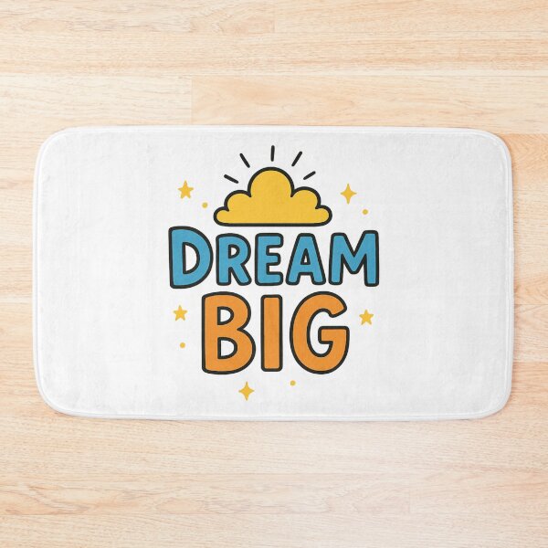 Item preview, Dream Big Motivational Quote with Cloud and Stars Design. designed and sold by The-T-In-Retro.