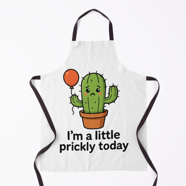 Item preview, Sad Cartoon Cactus Holding Balloon Funny Quote Design. designed and sold by The-T-In-Retro.