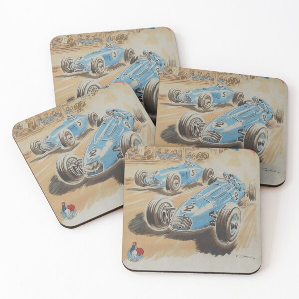 Item preview, French Grand Prix – Vintage Formula 1 Racing Poster designed and sold by Road To Track.