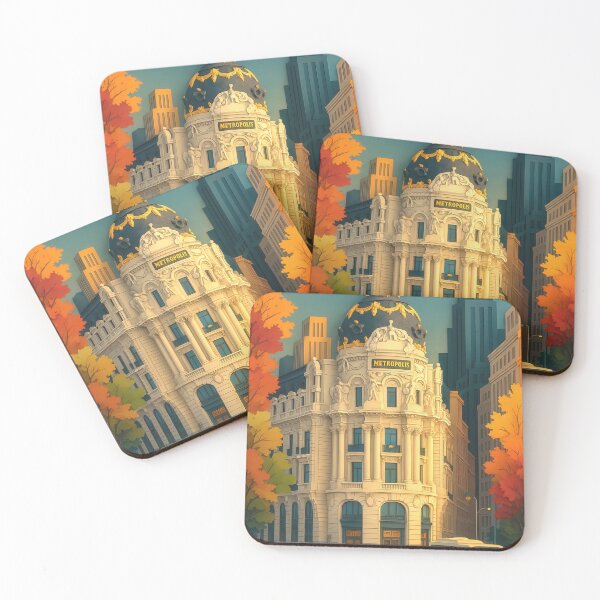 Item preview, One Hundred Magic URBAN Places - Metropolis Building Madrid designed and sold by Earth Celebration Designs.