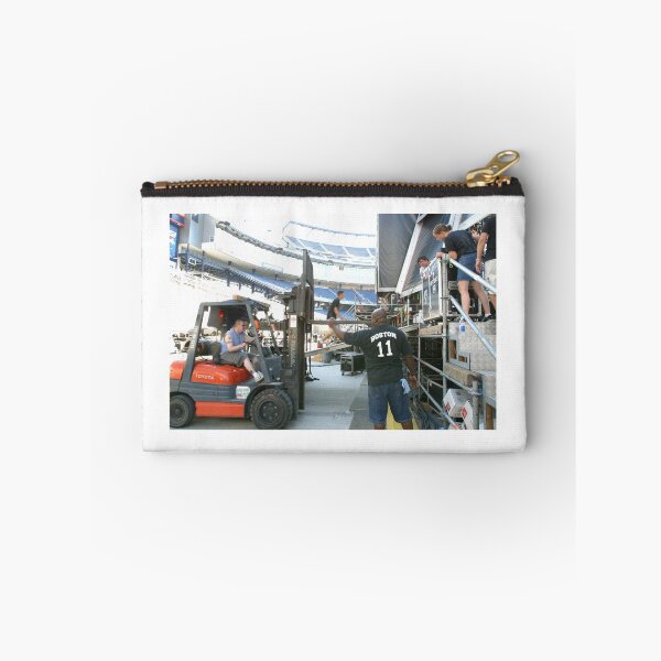 Item preview, Concert Production Workers Loading In Equipment Backstage - Photograph designed and sold by ConcertImages.