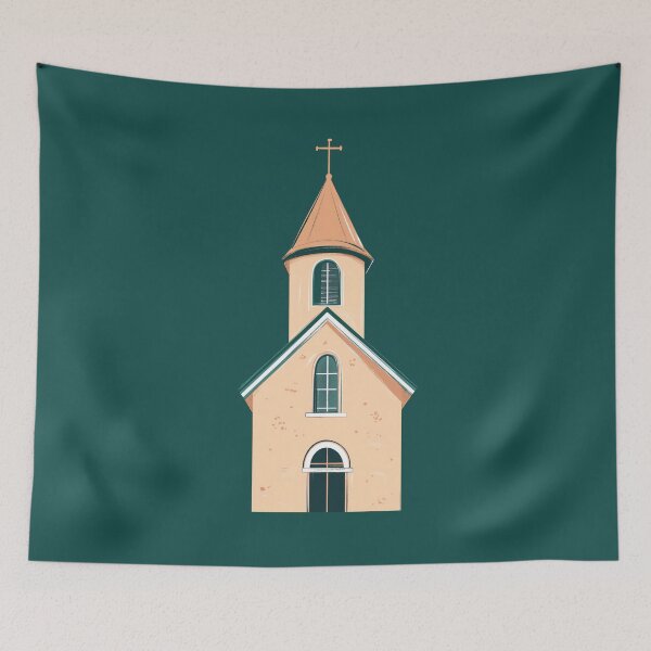 Item preview, Old Church designed and sold by peachmoonbeam.