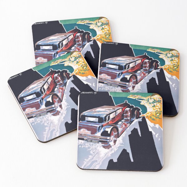 Item preview, Monte Carlo Rally 1930 - Vintage Motorsport Poster designed and sold by Road To Track.