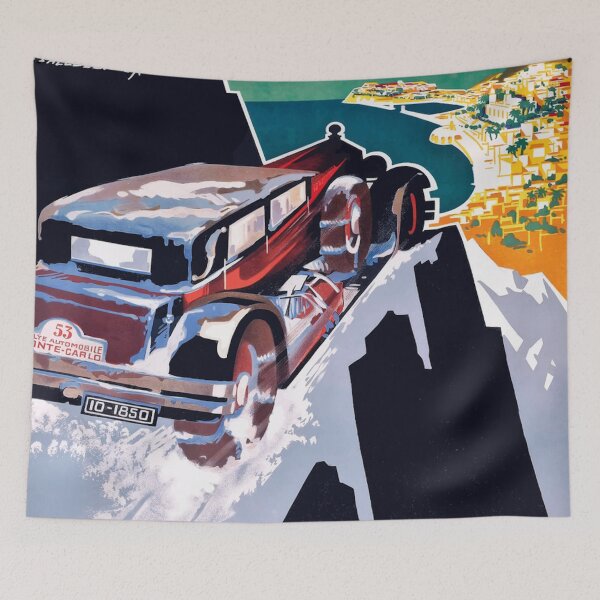 Item preview, Monte Carlo Rally 1930 - Vintage Motorsport Poster designed and sold by Road To Track.