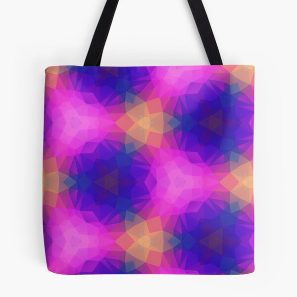 Item preview, colorful magenta polygon seamless repeat pattern designed and sold by Abrahamjrnd.